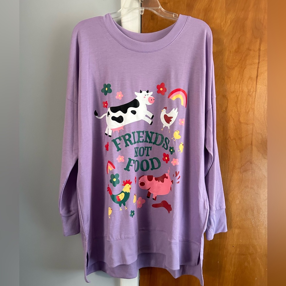 Lularoe Large Hannah- crew neck sweater - Picture 1 of 4